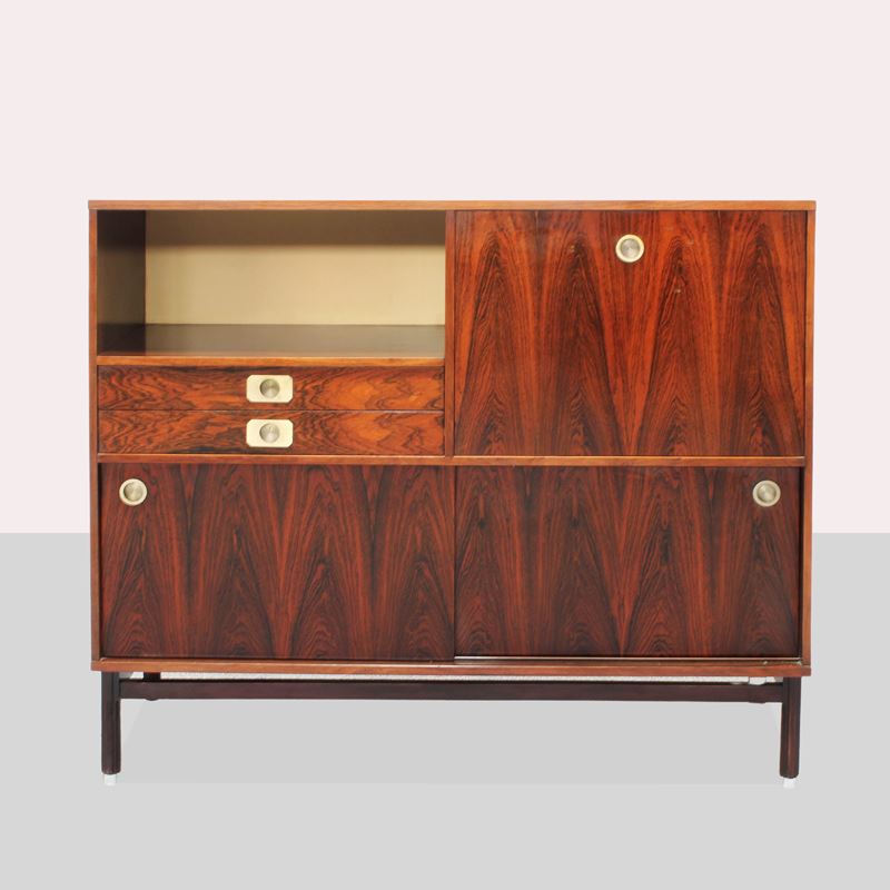 Prod. Stildomus, Mobile Credenza in Legno e Acciaio