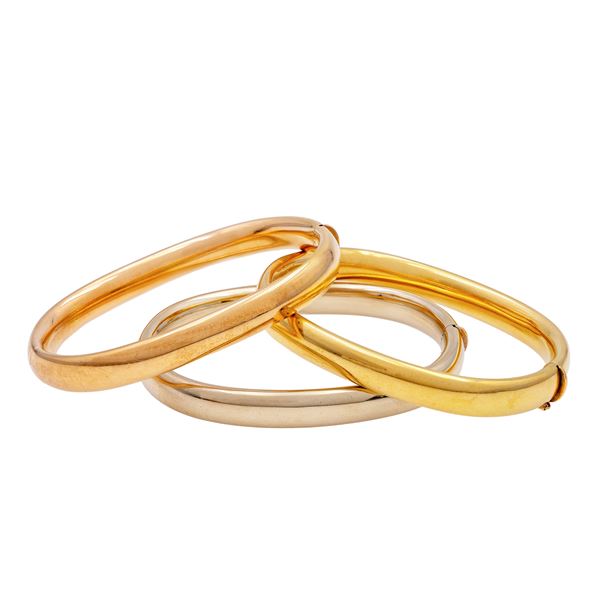 Bulgari three Weingrill cuff bracelets for Bulgari