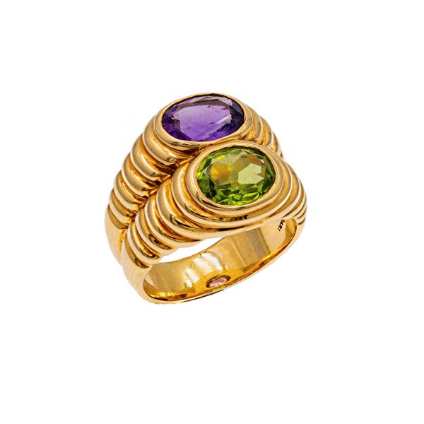 Bulgari Double Baccellato collection ring