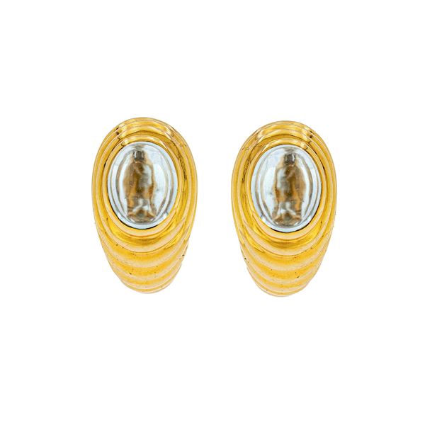 Bulgari Baccellato collection lobe earrings