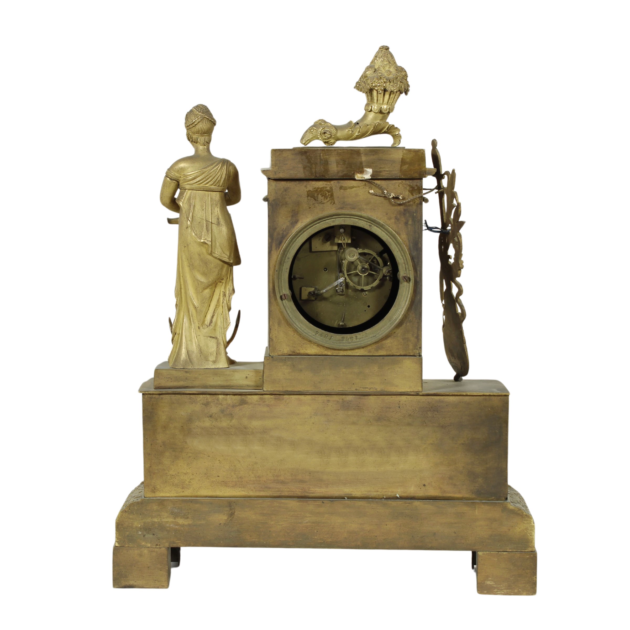 Orologio da Tavolo in Bronzo Dorato