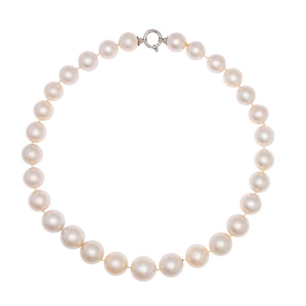 Collana ad un filo di perle South Sea