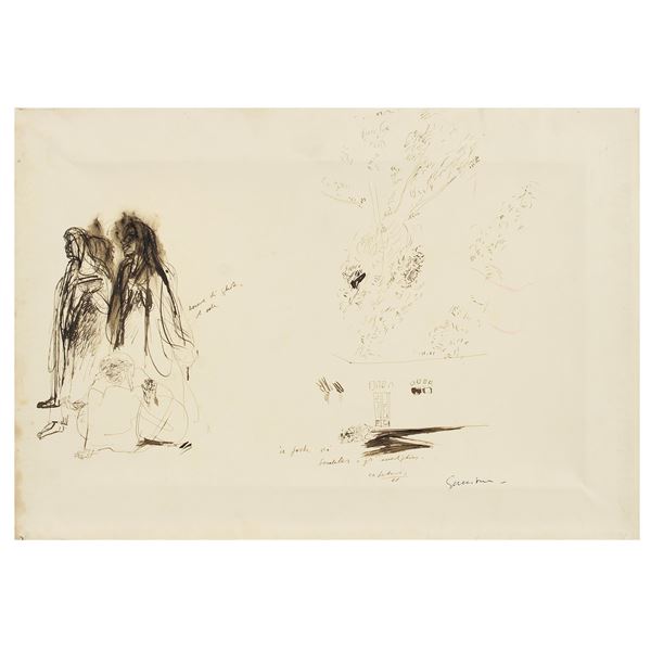 Piero Guccione  (Scicli 1935 - Modica 2018)  - Auction Modern and Contemporary Art - Web Only - Colasanti Casa d'Aste