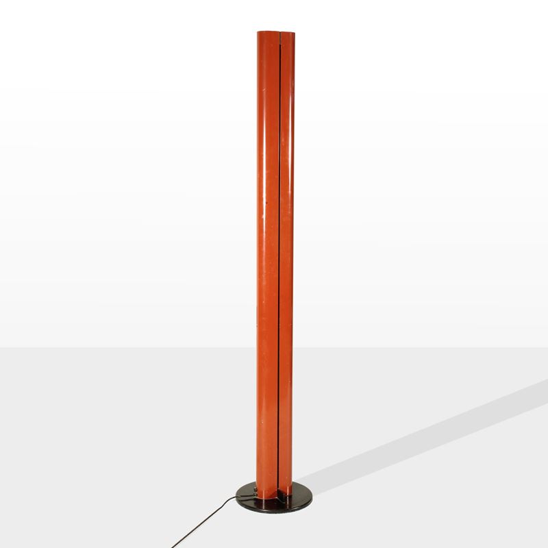 Gianfranco Frattini, Lampada da terra Mod. Megaron, alluminio verniciato