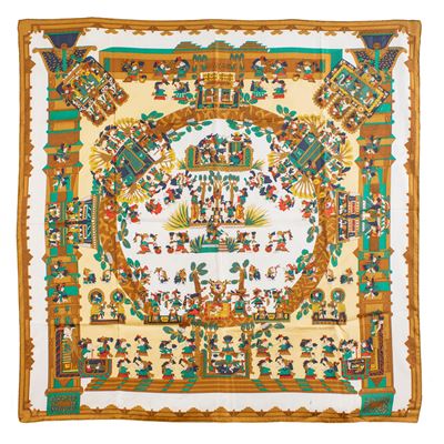 Hermes Foulard Vintage Collezione Astres Et Soleil