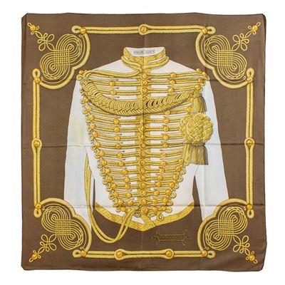 Hermes Foulard Vintage Collezione Brandebourgs