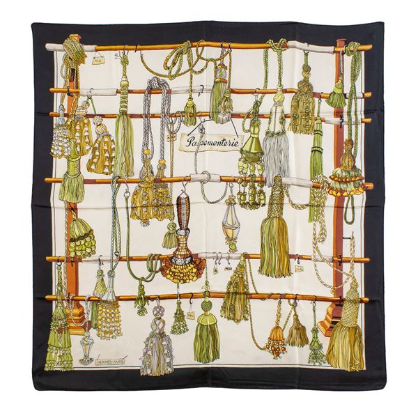 Hermes foulard vintage collezione Passementerie