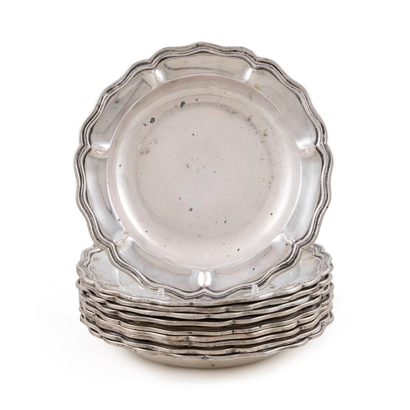 Set di Piatti in Argento (10)
