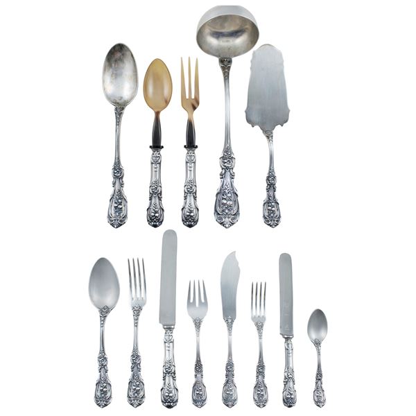 Silver cutlery service (148)  (Italy, early 20th century)  - Auction Fine Silver and the Art of the Table - Colasanti Casa d'Aste