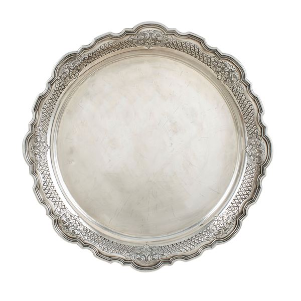 Silver tray  (Italy, 20th century)  - Auction Fine Silver and the Art of the Table - Colasanti Casa d'Aste