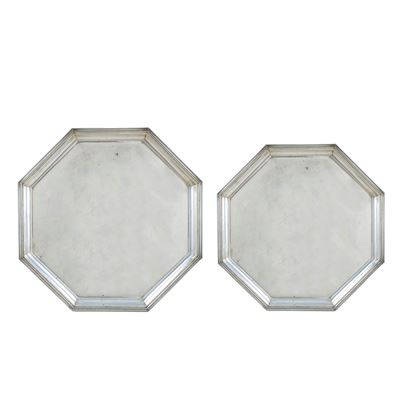 Coppia di Vassoi in Argento