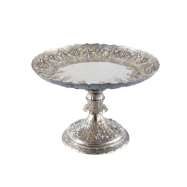 Silver and vermeil centerpiece stand