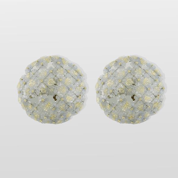 Flavio Poli, prod. Seguso Vetri d'Arte (2)  (Murano, 1950/60s)  - Auction Design and 20th Century Decorative Arts - I - Colasanti Casa d'Aste