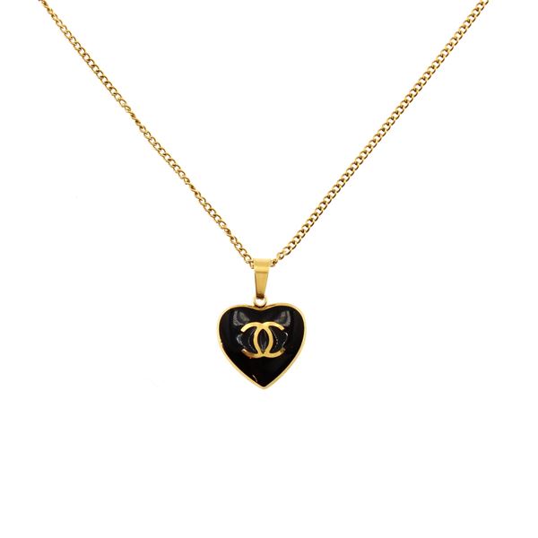 Chanel yes no bijou vintage pendant