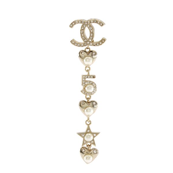 Chanel vintage bijou single earring