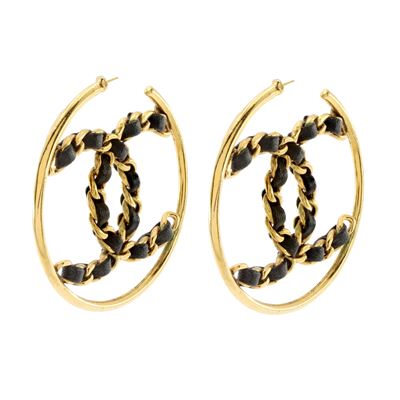 Chanel Orecchini Cerchi Bijou Vintage