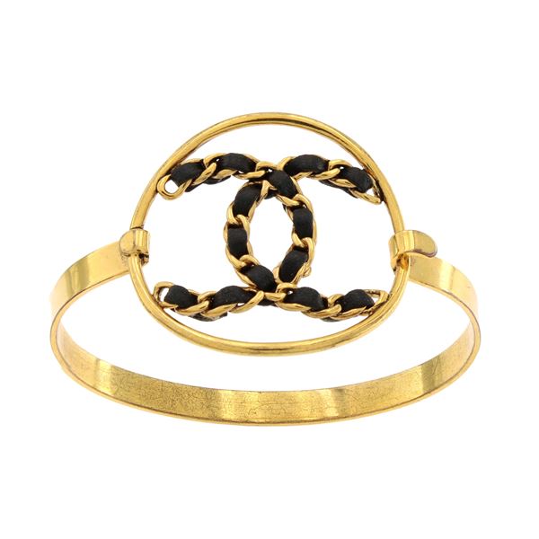 Chanel vintage bijou cuff bracelet