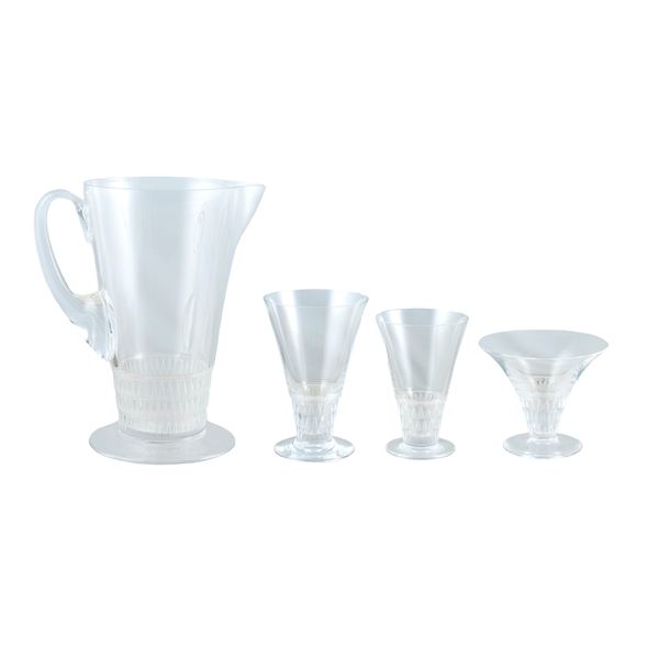 Lalique, part of glass service (28)  (France, 20th century)  - Auction Fine Silver and the Art of the Table - Colasanti Casa d'Aste