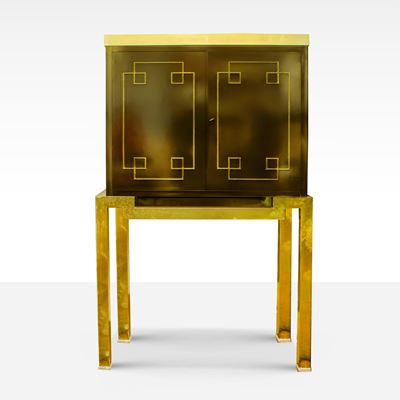 Manifattura italiana, Mobile bar in formica e ottone