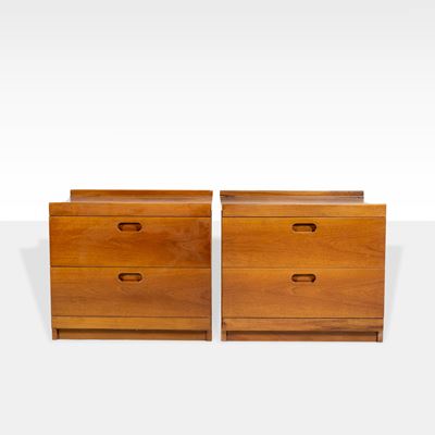 Tito Agnoli, Comodini modello Fiorenza, legno, Italia, 1968 circa
