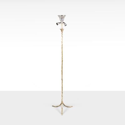 Maison Jensen, Lampada da terra in ottone, Francia, anni 60-70