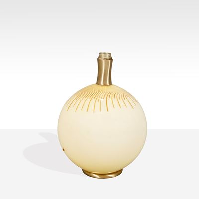 Prod. La Murrina, Lampada da tavolo serie Hydra in vetro opalino e colorato