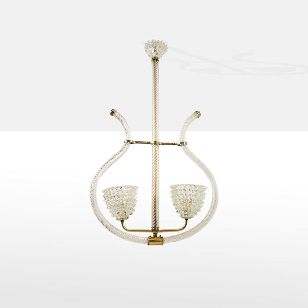 Prod. Barovier & Toso  (Murano, 1940/50s)  - Auction Design and 20th Century Decorative Arts - I - Colasanti Casa d'Aste