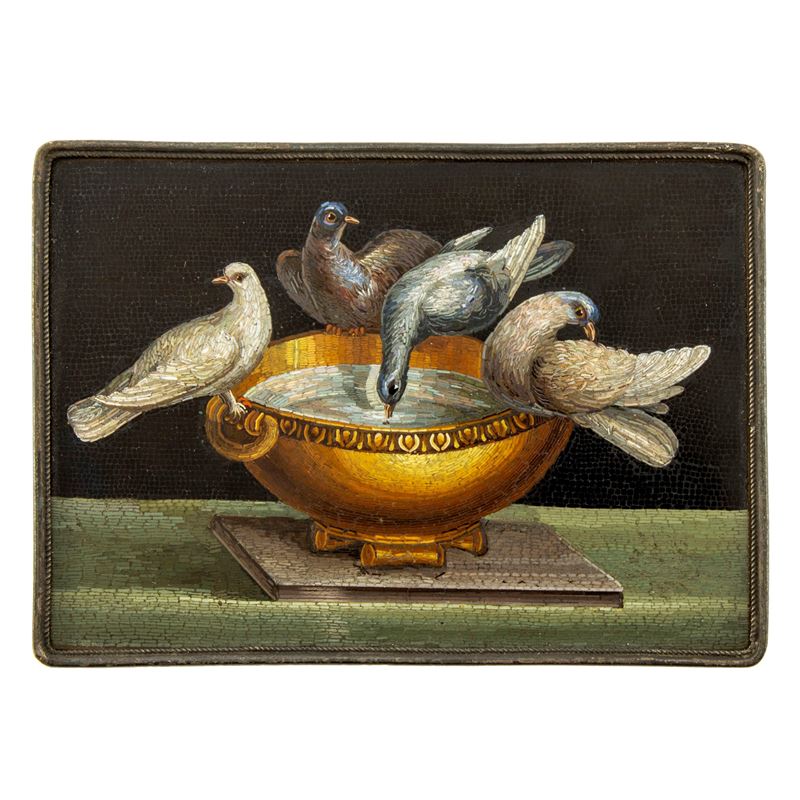 Placca Rettangolare in Micromosaico