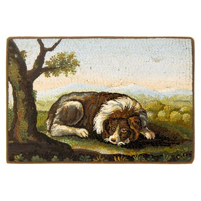 Placca Rettangolare in Micromosaico