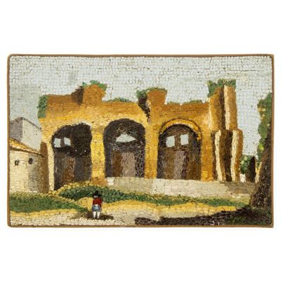 Placca Rettangolare in Micromosaico
