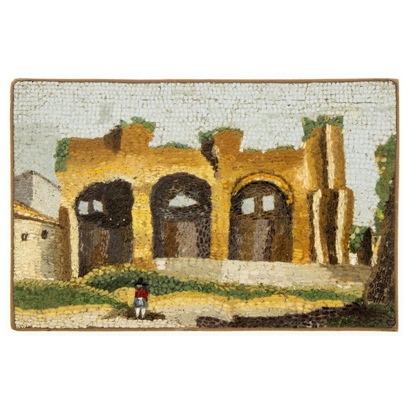 Placca Rettangolare in Micromosaico