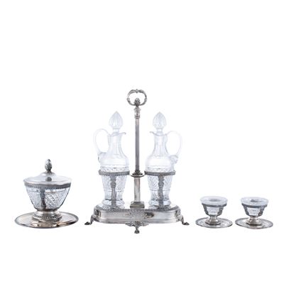 Set da Tavola in Argento e Cristallo Molato (4)