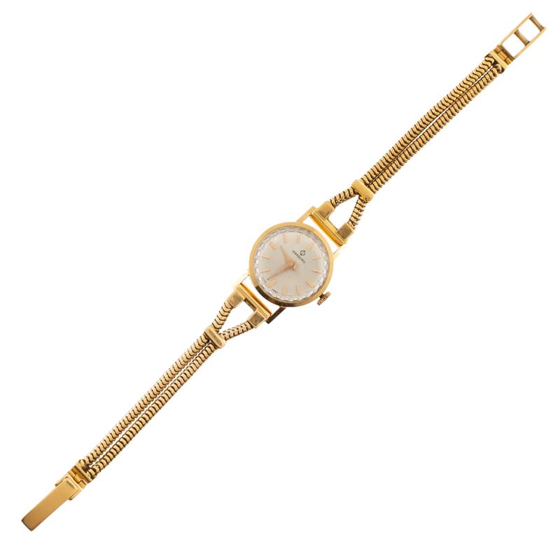 Orologio da donna Candino, in oro giallo 18kt, anni '40/'50