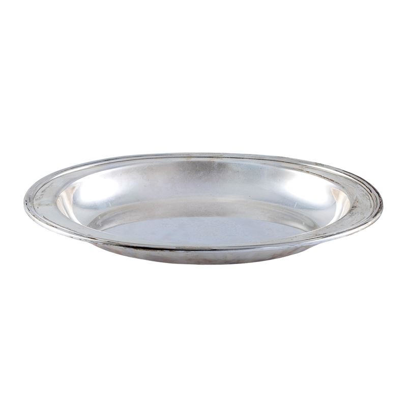 Centrotavola Ovale in Argento