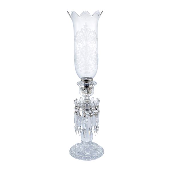 Baccarat, crystal candlestick  (France, 20th century)  - Auction Fine Silver and the Art of the Table - Colasanti Casa d'Aste