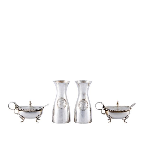 Group of silver objects (4)  (Italy, 20th century)  - Auction Fine Silver and the Art of the Table - Colasanti Casa d'Aste