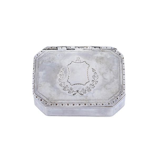 A silver snuff box  (London, 1793)  - Auction Fine Silver and the Art of the Table - Colasanti Casa d'Aste