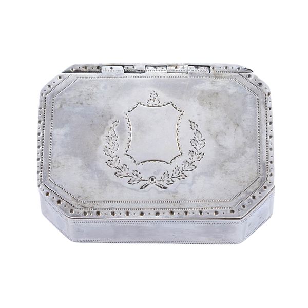 Tabacchiera in argento