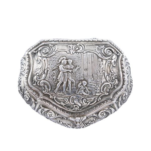 Silver snuffbox  (Germany, 19th century)  - Auction Fine Silver and the Art of the Table - Colasanti Casa d'Aste