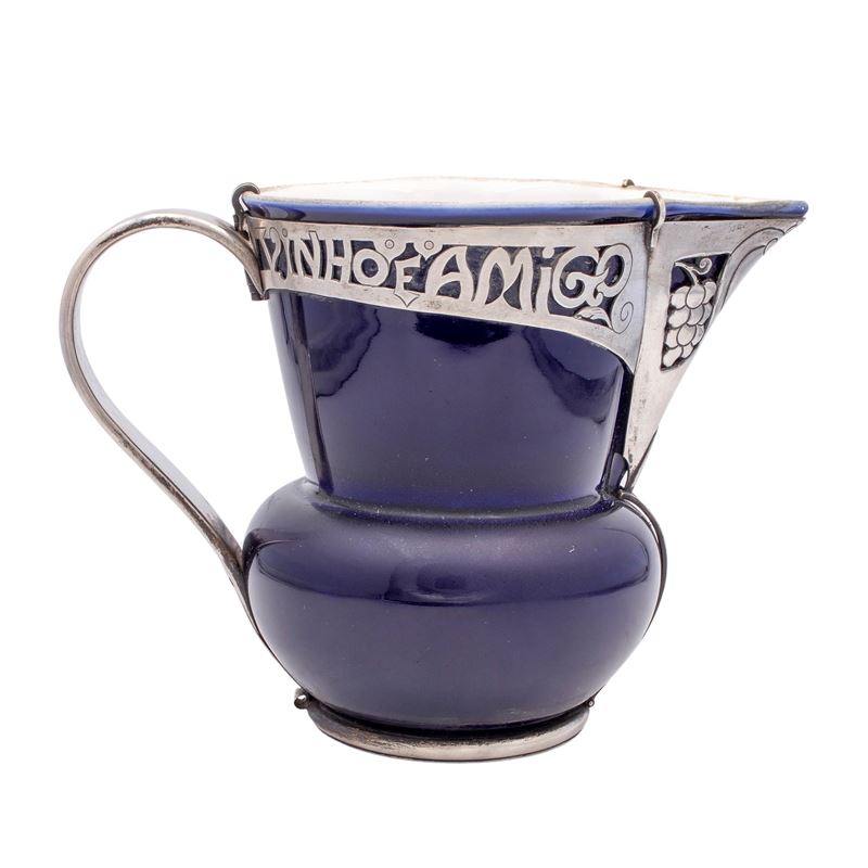 Brocca in Ceramica ed Argento