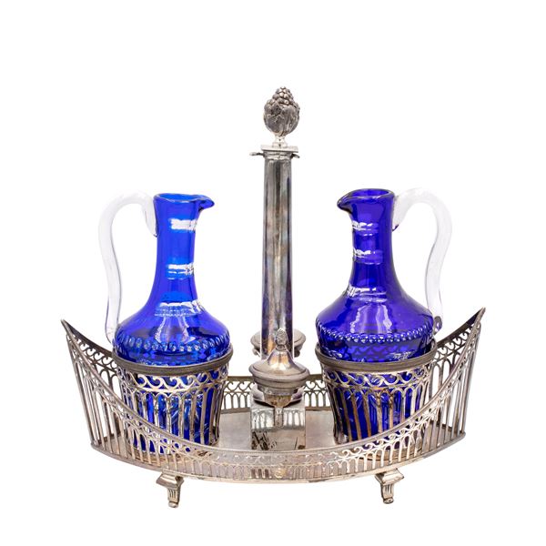 Silver cruet  (Germany, 19th century)  - Auction Fine Silver and the Art of the Table - Colasanti Casa d'Aste