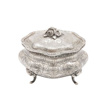 Cofanetto in Argento con Coperchio