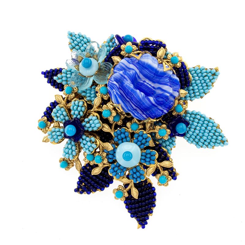 Stanley Hagler N.Y.C - Ian Gielar Studio spilla bijou vintage