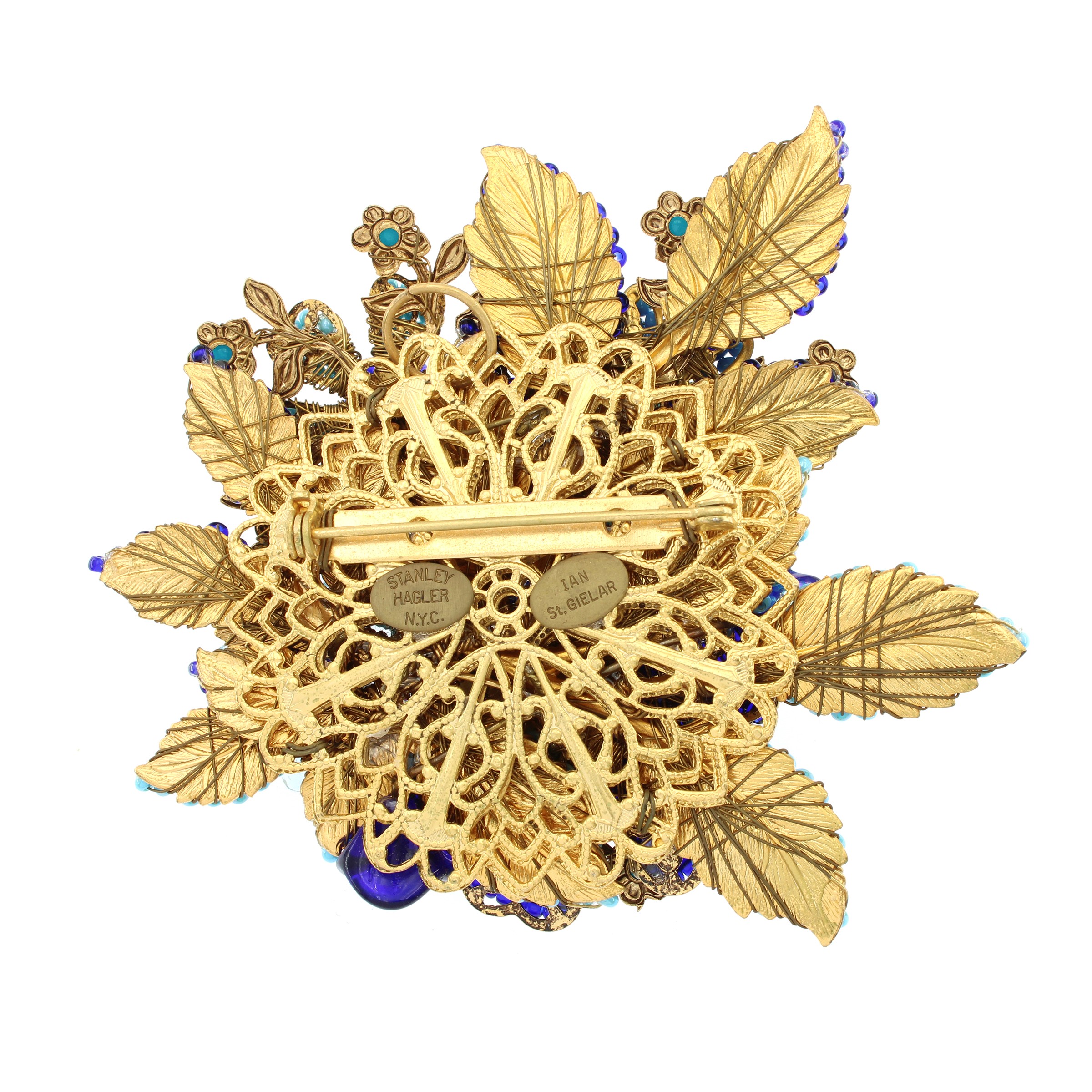 Stanley Hagler N.Y.C - Ian Gielar Studio spilla bijou vintage
