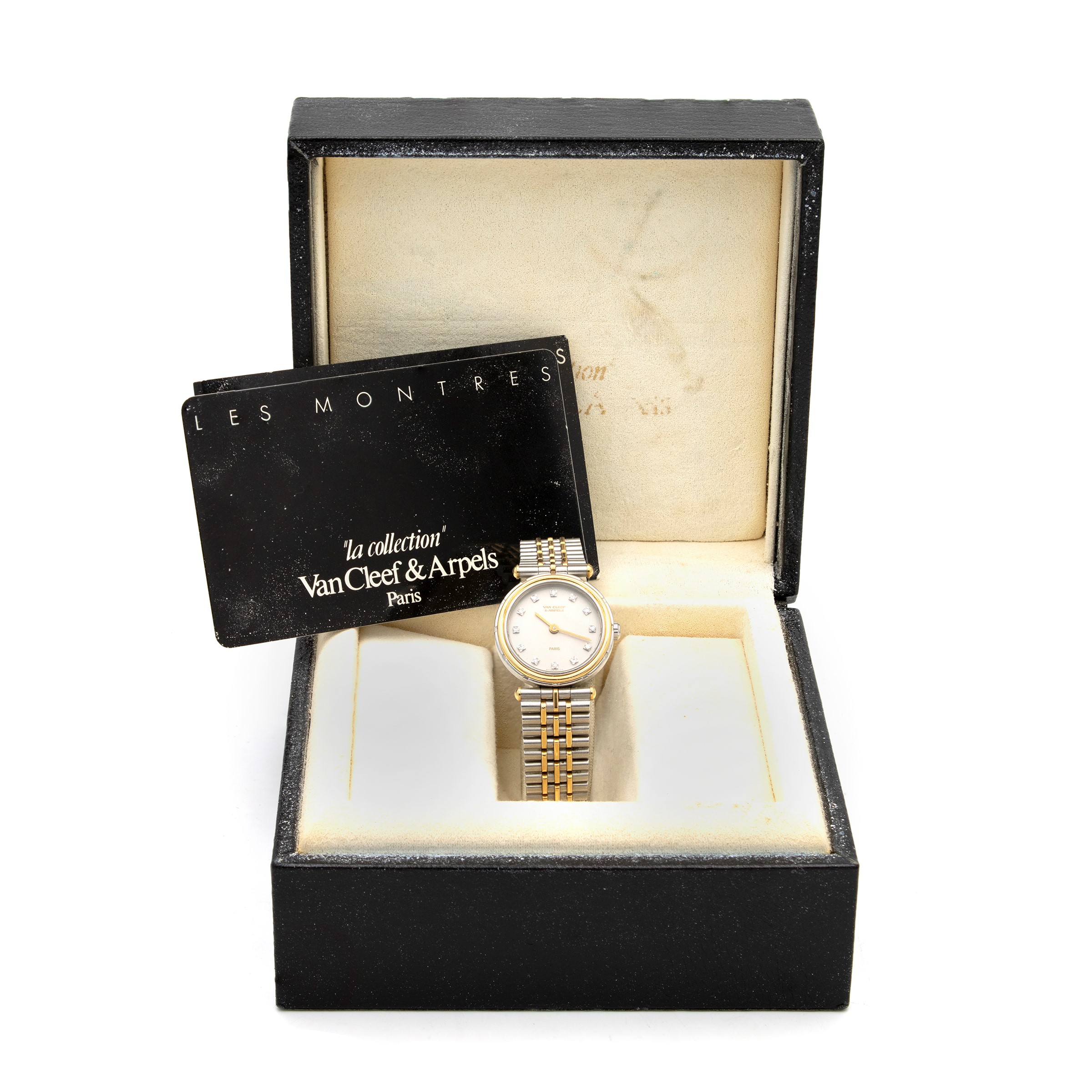 Van Cleef & Arpels, Orologio da donna in oro giallo e acciaio, ref. 466303 - 29488