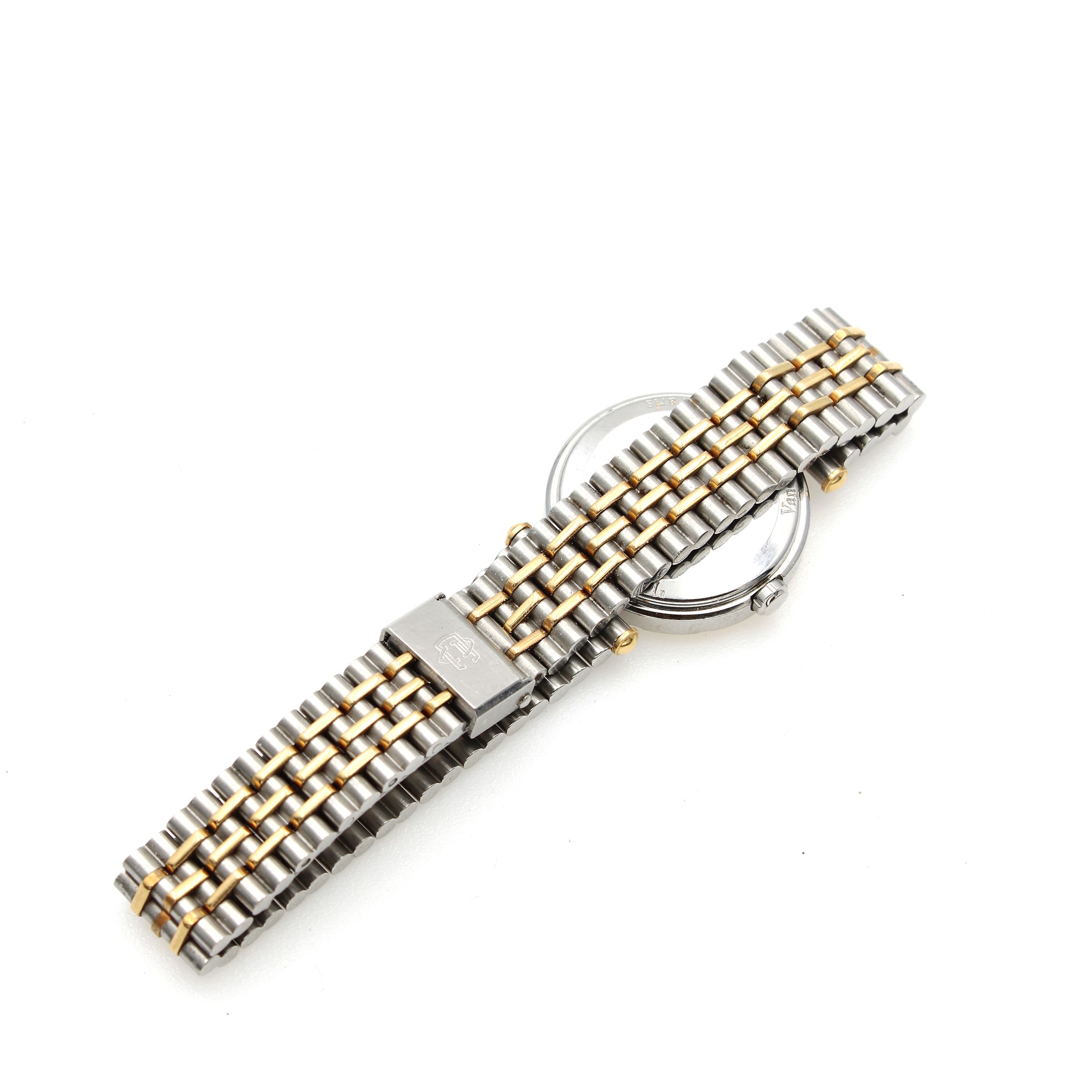 Van Cleef & Arpels, Orologio da donna in oro giallo e acciaio, ref. 466303 - 29488
