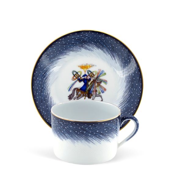 Hermes, prod. Limoges, tazza da collezione