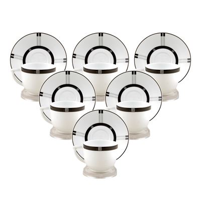 Bernardaud Limoges, Servizio da Caffè in Porcellana (12)