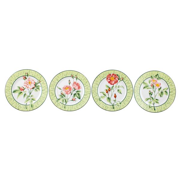 Tiffany & Co., dessert plate set (4)