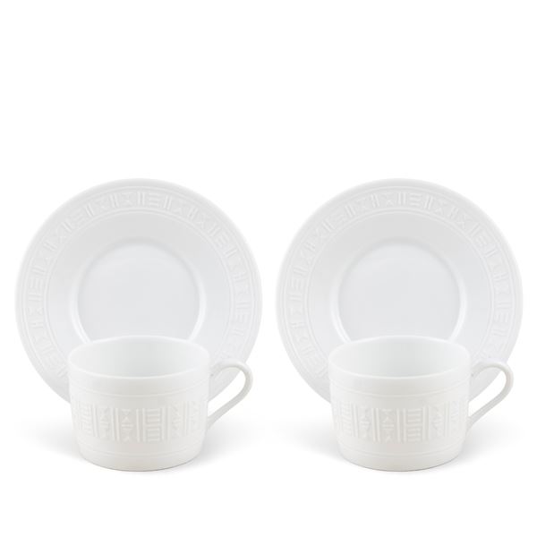 Hermes, pair of teacups (4)